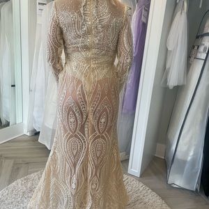beaded gown